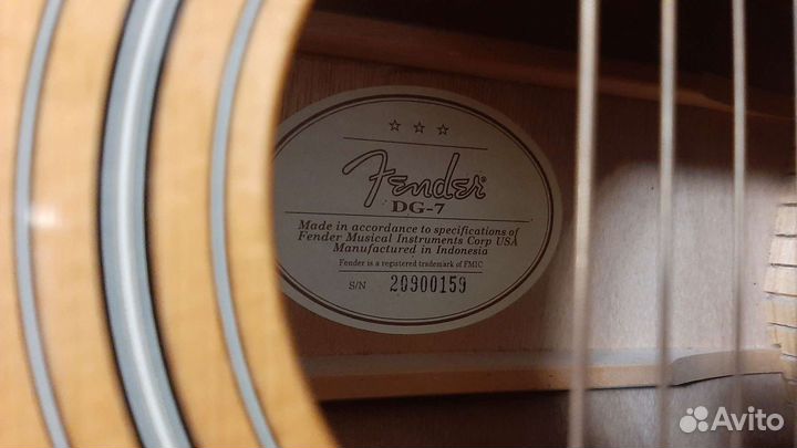 Fender dg 7 deals acoustic