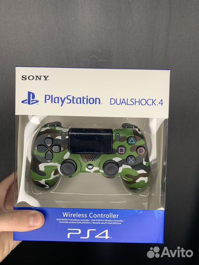 Джойстик dualshock ps4 (Зелёный камуфляж)
