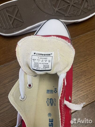 Кеды converse мужские 43