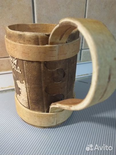 Кружка из бересты