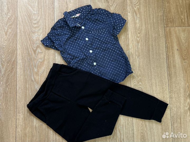 Рубашка и брюки для девочки, р.98, бу