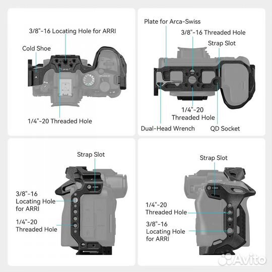 Клетка SmallRig 4161 для камеры Canon R6 Mark II