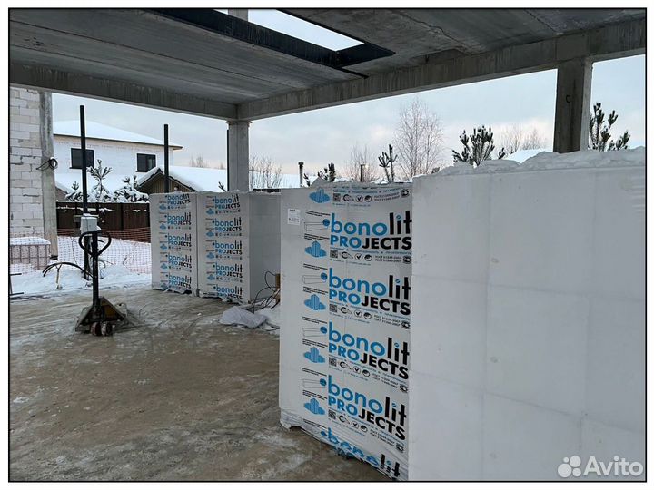 Газобетонные блоки газоблок Bonolit