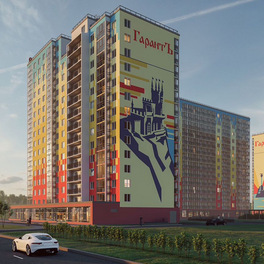 2-к. квартира, 58,7 м², 12/15 эт.