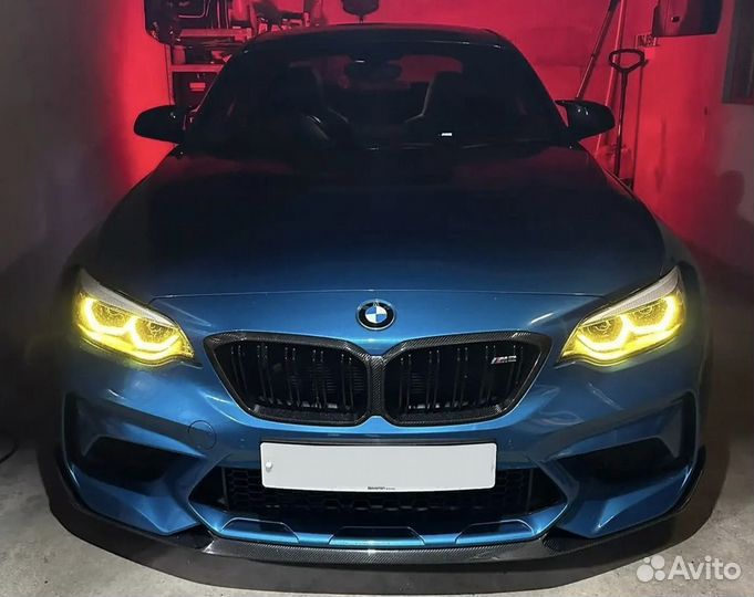 Желтые глазки модули DRL BMW M2 F87 F22 F23