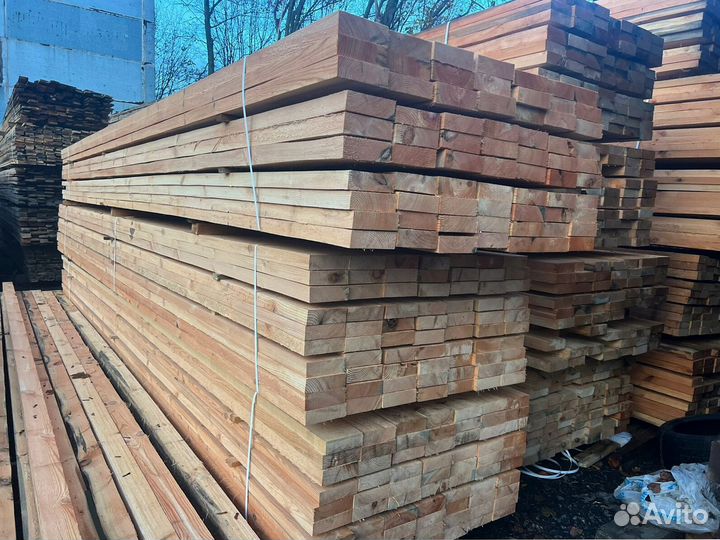 Брус обрезной 100х100х6000мм 1 сорт ГОСТ