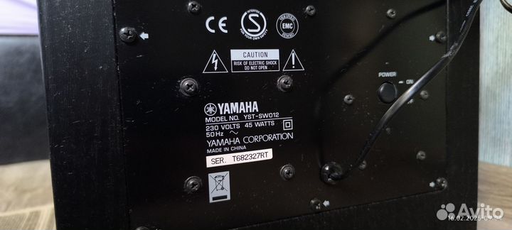 Сабвуфер yamaha yst sw012