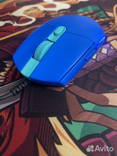 Мышка logitech g102 синия