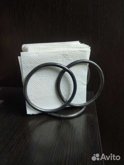 Салфетница металлическая