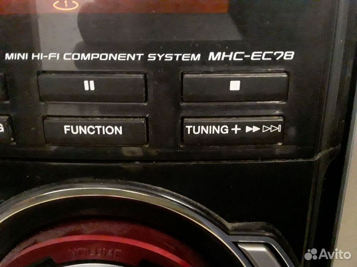 Музыкальный центр sony mhc