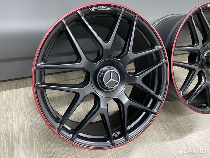 Диски DX012 R22 5-130 G-class AMG63S Гелик RED