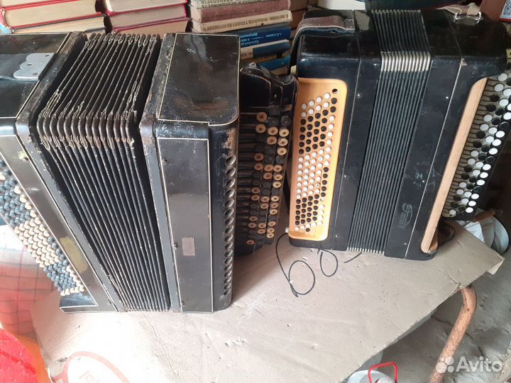 Винтажные СССР баяны