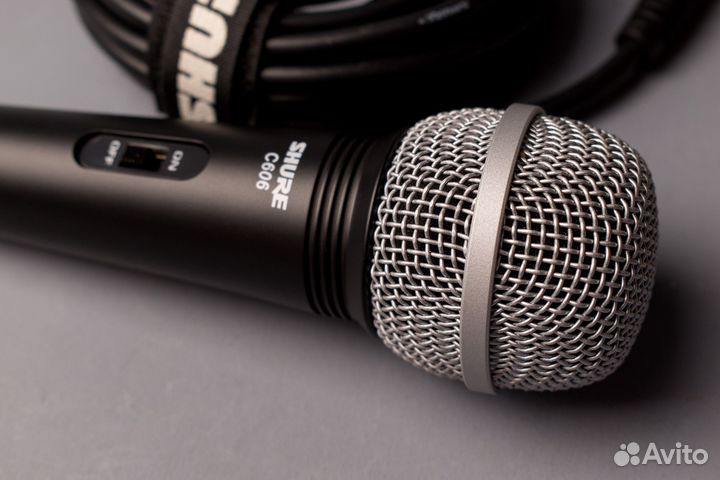 Микрофон динамический кардиоидный Shure C606N