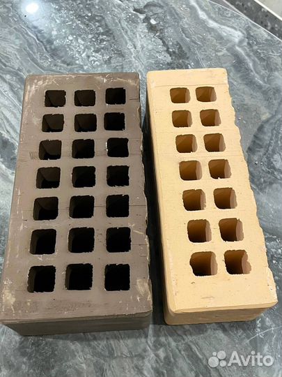 Лицевой кирпич солома бархат жкз М175