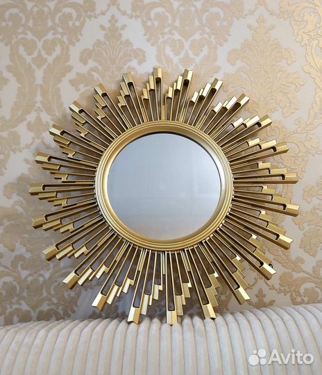 Зеркало настенное интерьерное Солнце