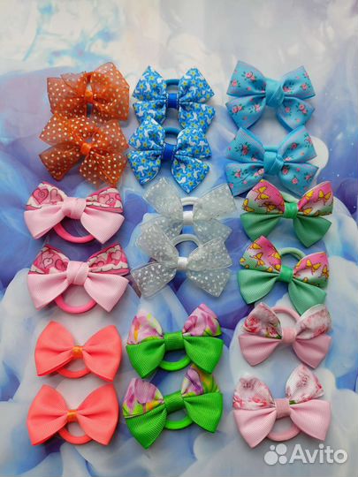 Резиночки для волос ручной работы