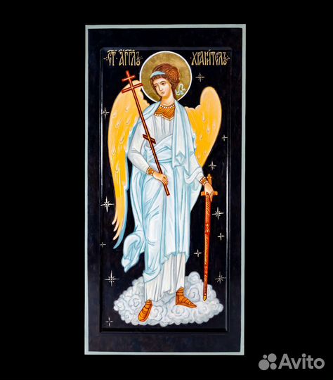 Ангел хранитель икона рукописная