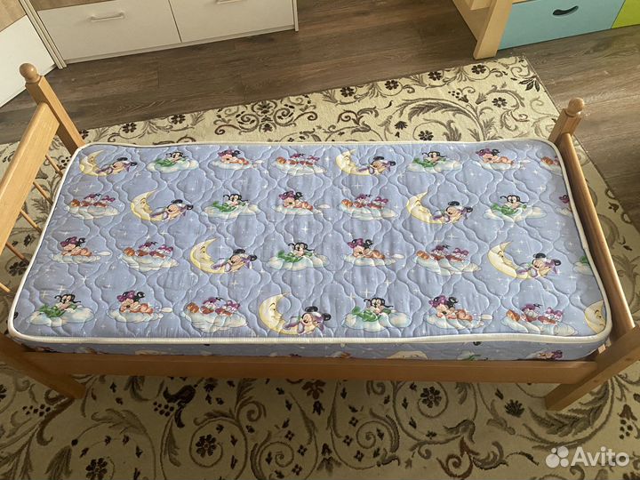 Детский матрас + кроватка