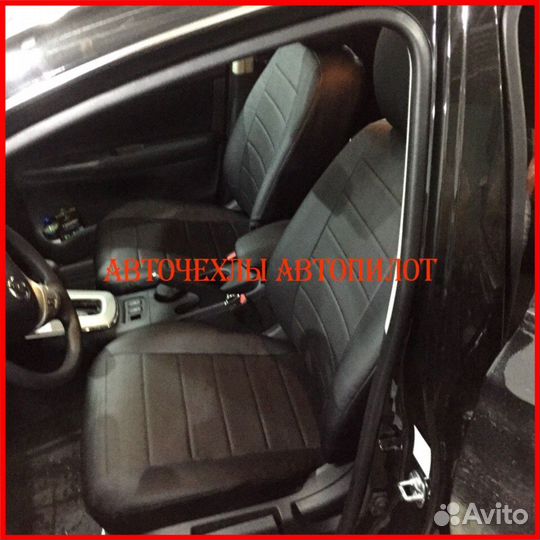 Чехлы Автопилот Nissan Sentra из экокожи чёрные