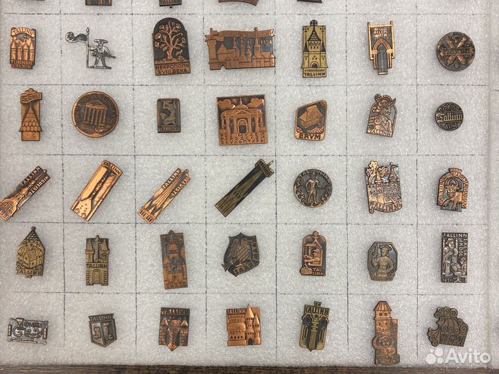 Значки СССР тяжелые (коллекция) Рига, Таллин