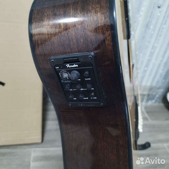 Гитара Fender CD 60 SCE N+ провод для подключения