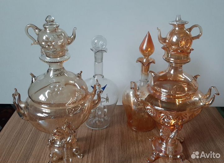 Графины СССР гутное стекло одним лотом