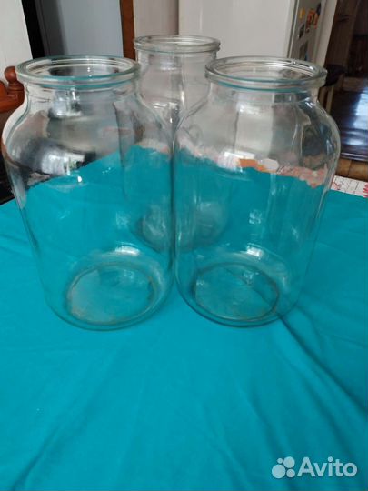3 Банки стеклянные 5л