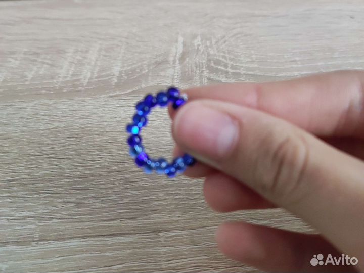 Кольца из бисера 2 штуки