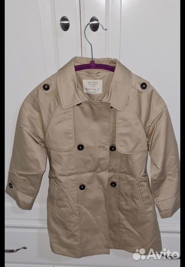 Плащ для девочки zara 122
