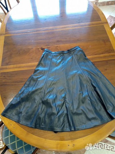 Кожаная юбка