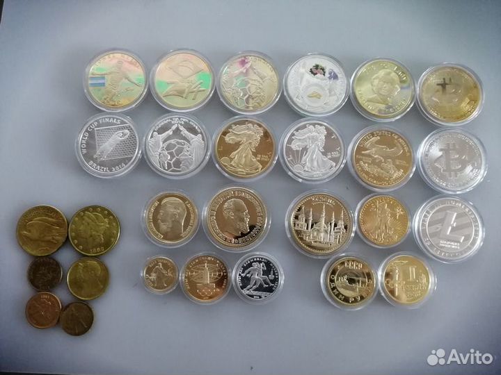 Монеты разные