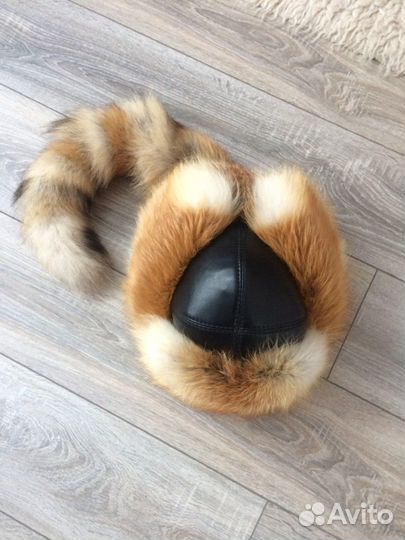 Шапка мужская из лисы