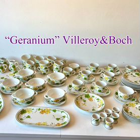 Villeroy boch сервиз Geranium