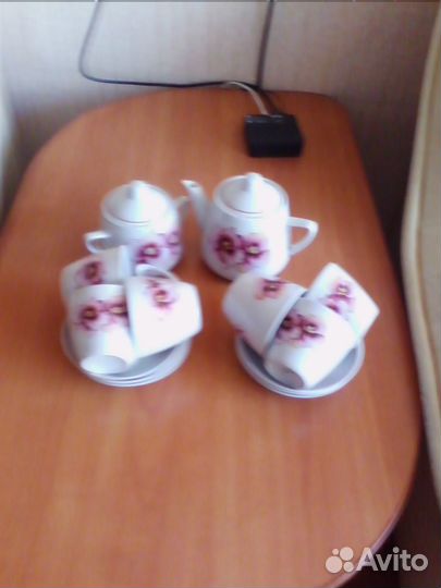 Новый чайный сервиз СССР 14 предметов