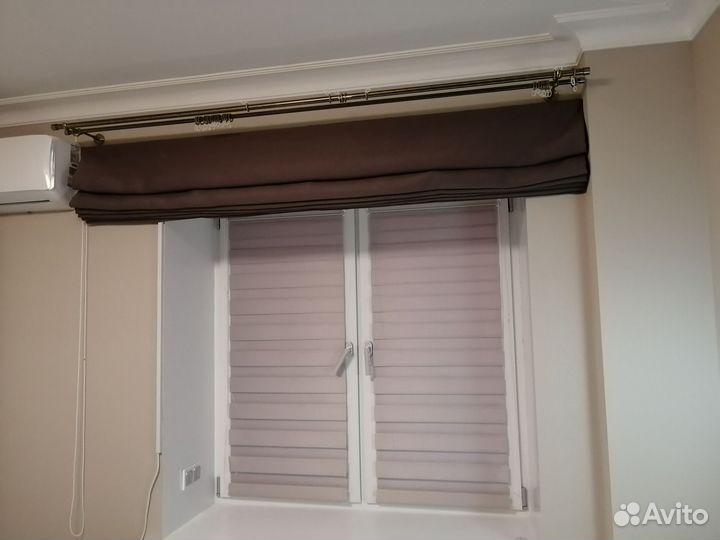 Установка шторных карнизов
