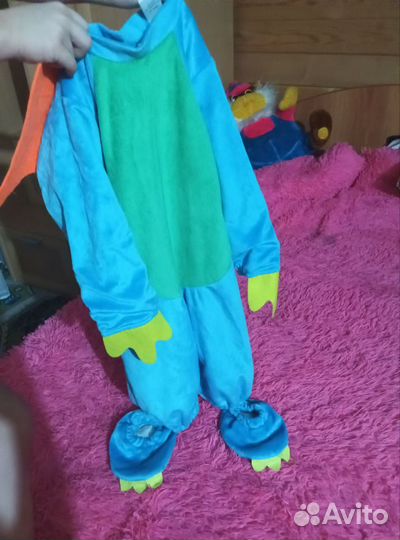 Новогодний костюм для мальчика 80- 86 см Дракончик