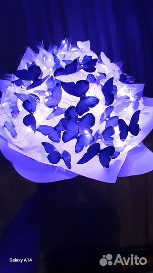 Букет из 55 бабочек