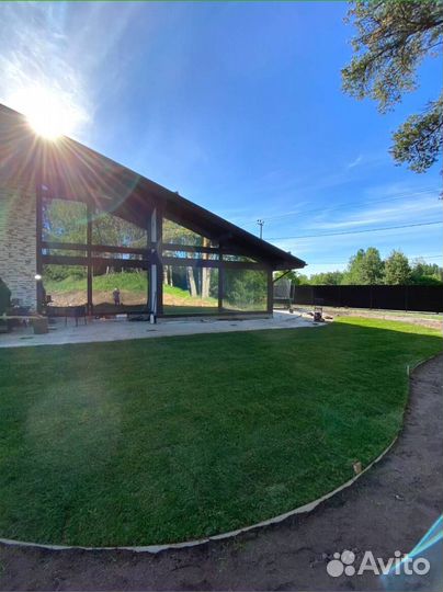 Рулонный газон, озеленение территории