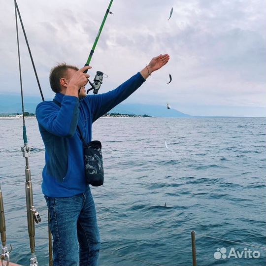 Морская рыбалка Лермонтово, прогулки