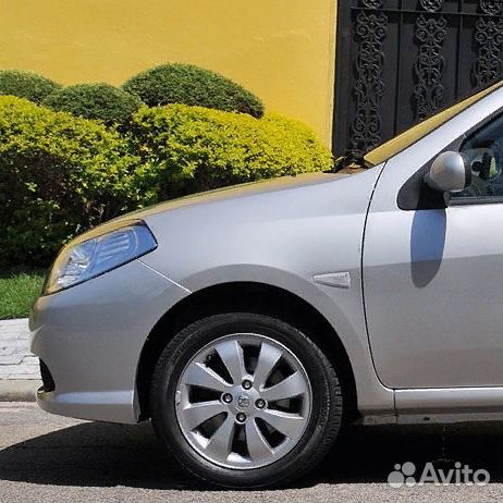 Крыло переднее левое в цвет Renault Symbol 2