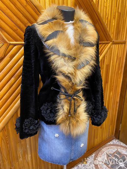 Шубка приталенная, размер 44/46