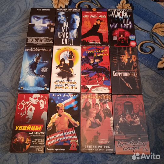 Видеокассеты VHS Боевики, Фантастика, Приключения