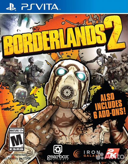 Borderlands 2 PS Vita анг. б\у без обложки
