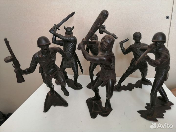 Солдатики пластмассовый ВОВ СССР