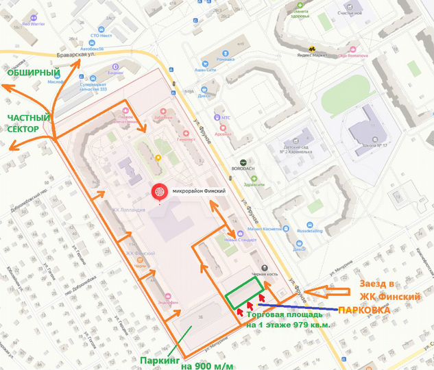 ЖК Финский 100 м², аренда собственника