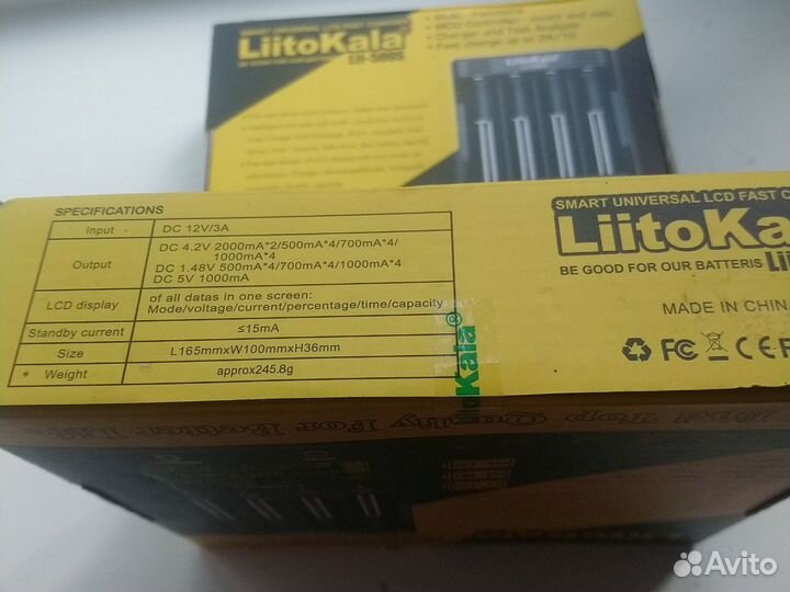 Liitokala 500s зарядное устройство гарантия