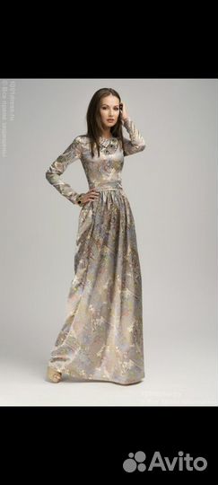 Платье праздничное, макси
