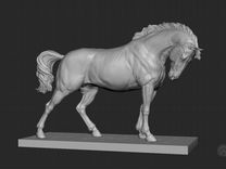 3Д модель лошадь