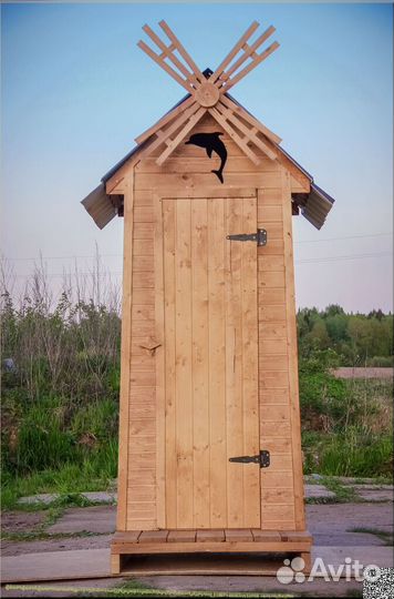 Дачный туалет с установкой KEY674