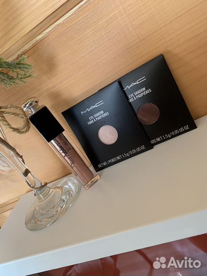 Тени для век dior и mac